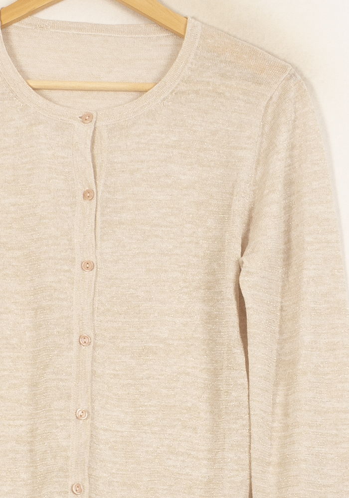 Cardigan Beige - Taille S/36 de la marque Bérénice | PARAD64039 - Vendu par Paradigme - Image 3