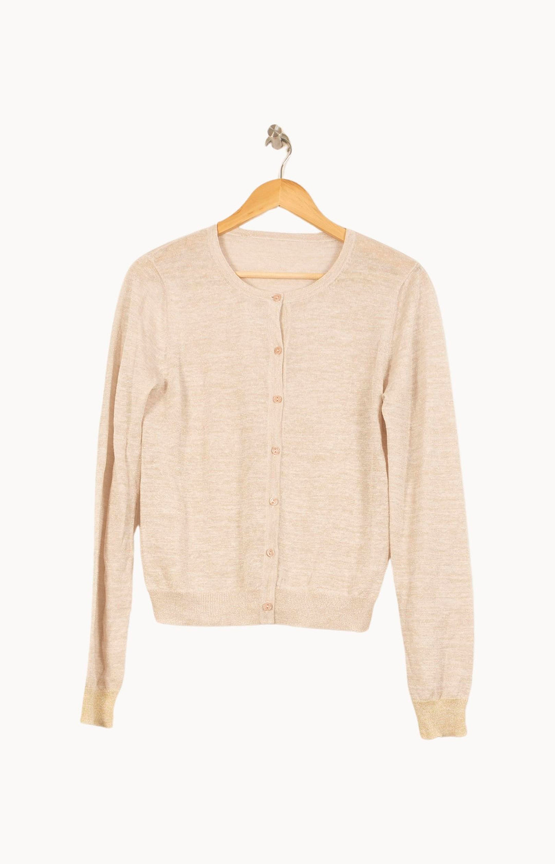 Cardigan Beige - Taille S/36 de la marque Bérénice | PARAD64039 - Vendu par Paradigme - Image 2