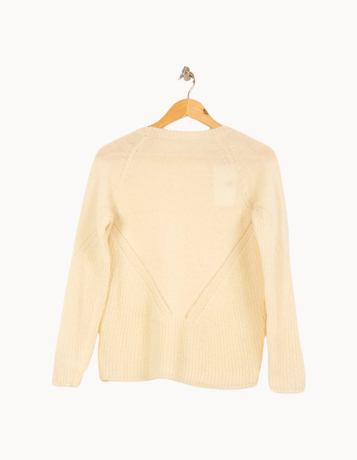 Pull Blanc - Taille S/36 de la marque Bérénice | PARAD64043 - Vendu par Paradigme - Image 4