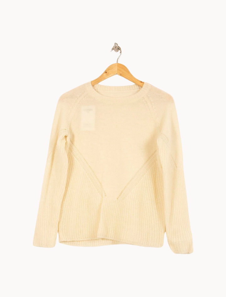 Pull Blanc - Taille S/36 de la marque Bérénice | PARAD64043 - Vendu par Paradigme - Image 2