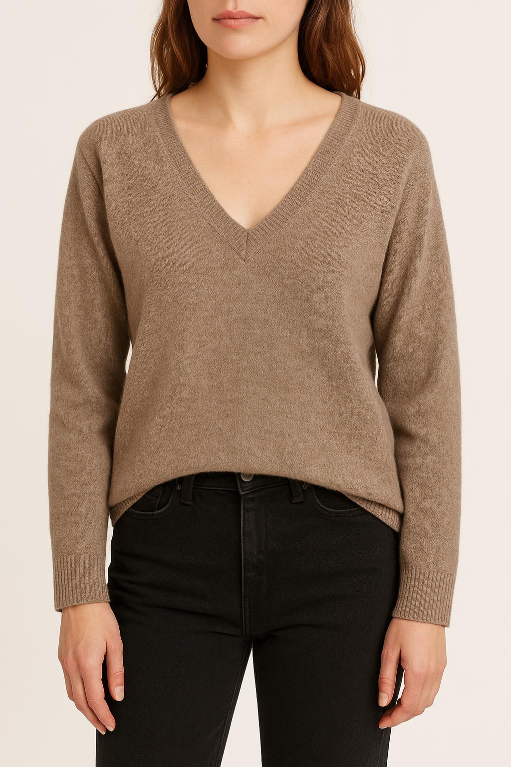 Pull Marron - Taille S/36 de la marque Bérénice | PARAD64044 - Vendu par Paradigme - Image 1