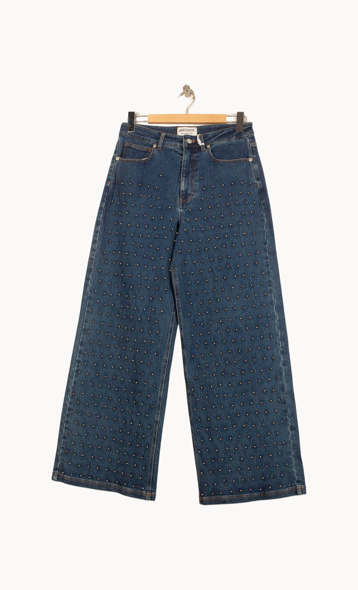 Jean Large Bleu - Taille S/36 de la marque Bérénice | PARAD64052 - Vendu par Paradigme - Image 2