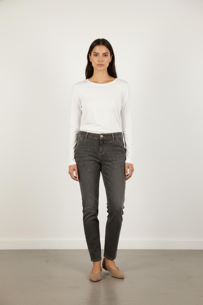 Jean Gris - Taille S/36