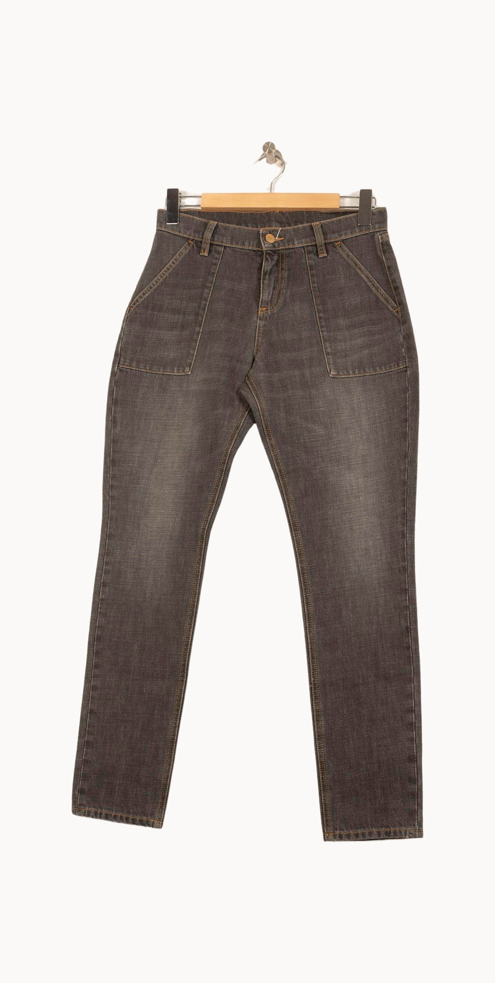 Jean Gris - Taille S/36 de la marque Bérénice | PARAD64054 - Vendu par Paradigme - Image 2