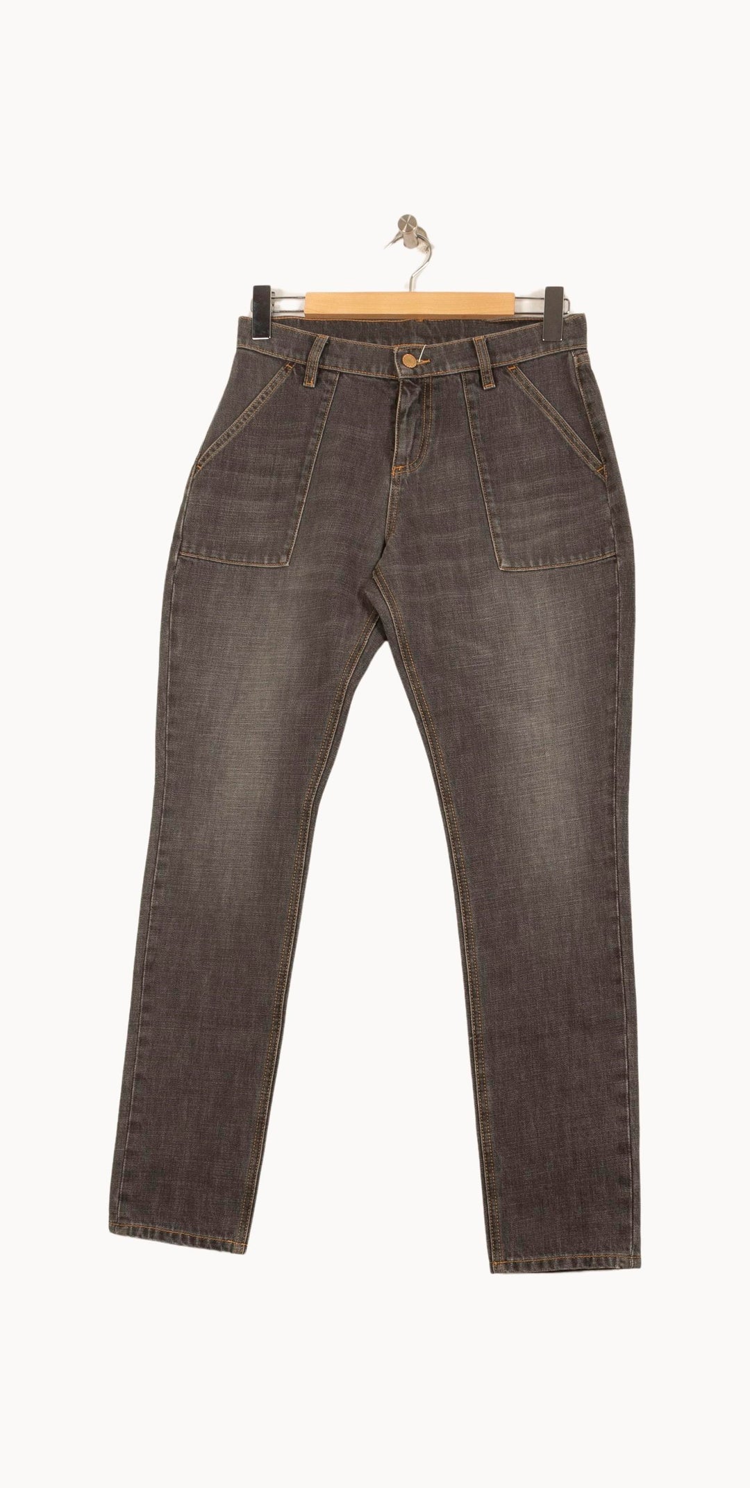 Jean Gris - Taille S/36 de la marque Bérénice | PARAD64054 - Vendu par Paradigme - Image 2