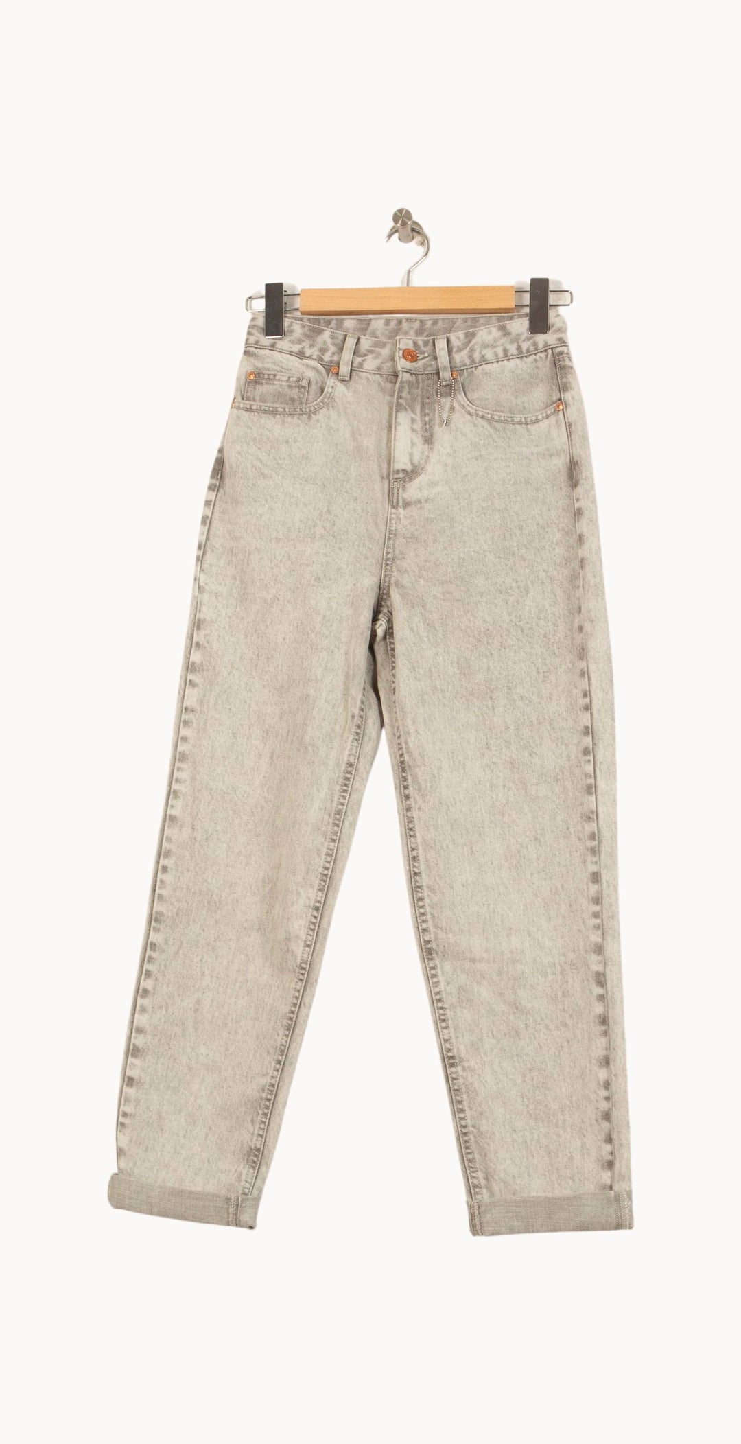 Jean Gris - Taille S/36 de la marque Bérénice | PARAD64058 - Vendu par Paradigme - Image 2