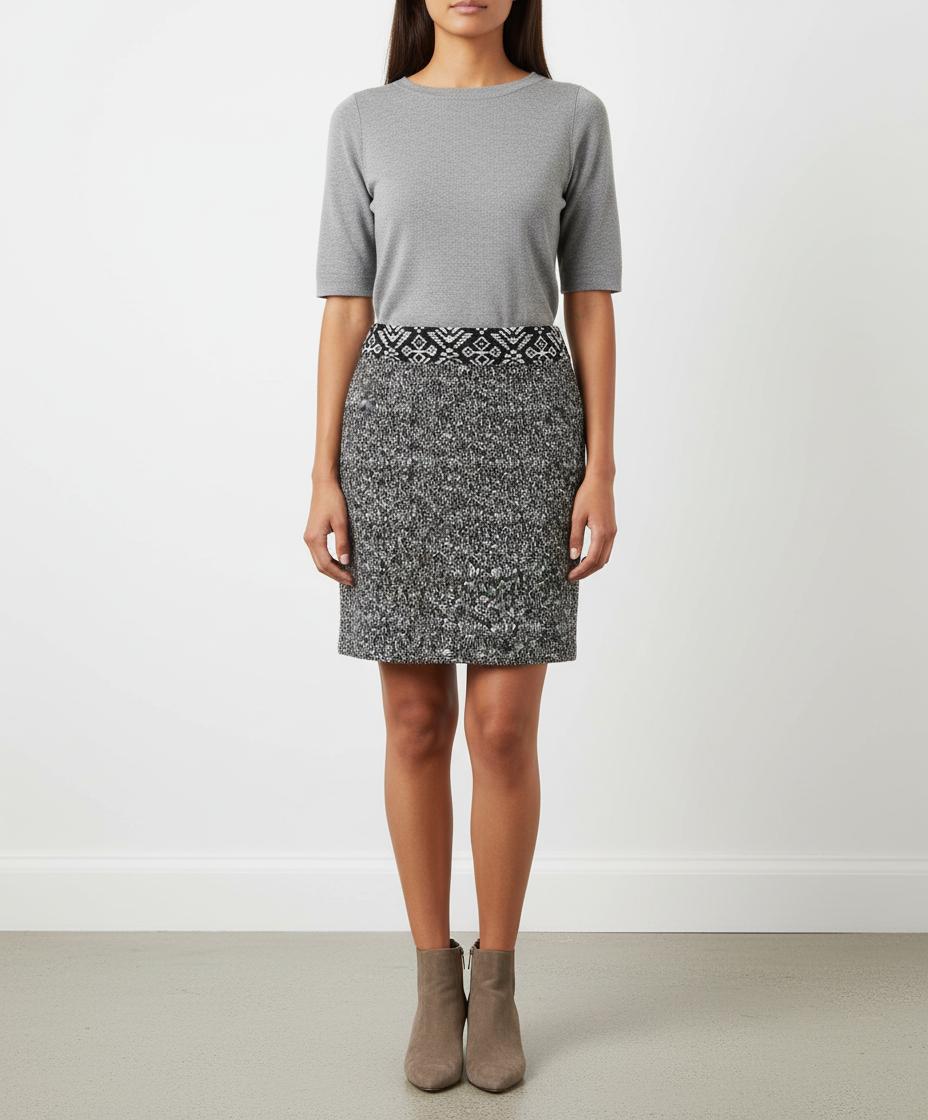 Jupe Noir et Blanc - Taille M/38