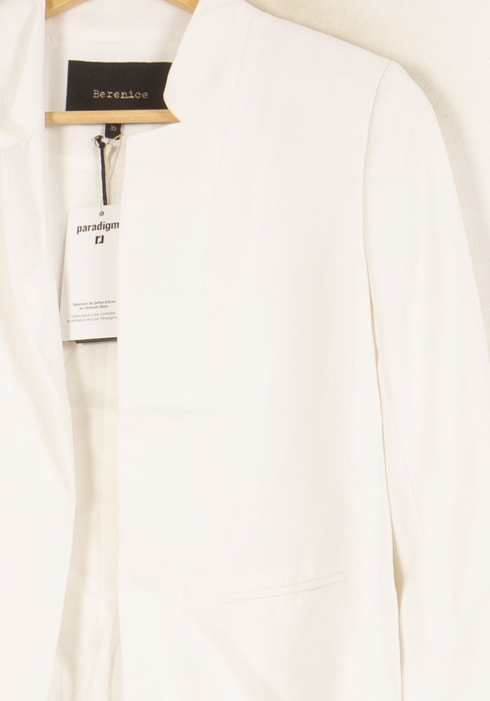 Blazer Blanc - Taille S/36 de la marque Bérénice | PARAD64080 - Vendu par Paradigme - Image 3