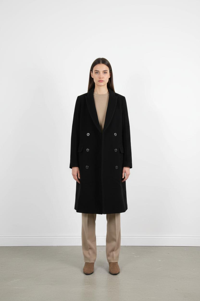 Manteau Noir - Taille S/36
