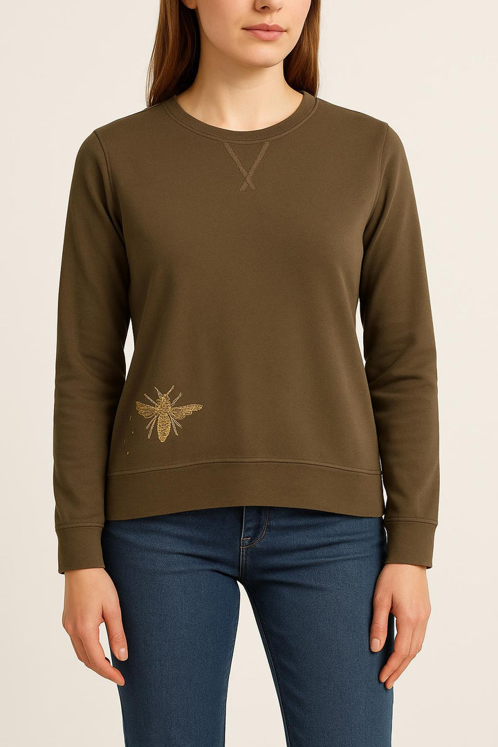 Sweatshirt Vert - Taille XS/34 de la marque Bérénice | PARAD64090 - Vendu par Paradigme - Image 1