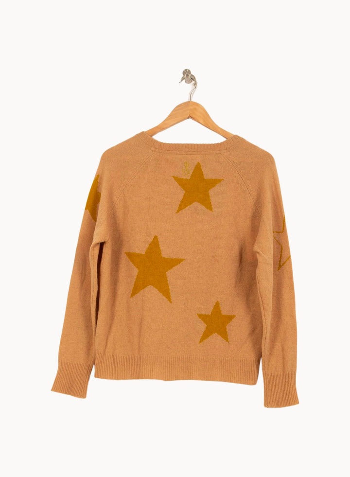 Pull Beige et Jaune - Taille S/36 de la marque Bérénice | PARAD64092 - Vendu par Paradigme - Image 4