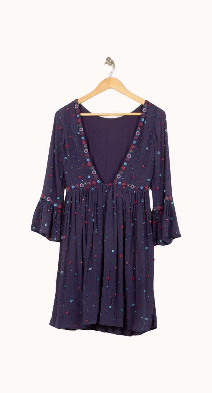 Robe Bleu et Rouge - Taille M/38 de la marque Soi Paris | PARAD64099 - Vendu par Paradigme - Image 4