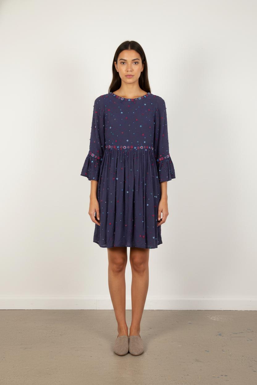 Robe Bleu et Rouge - Taille M/38