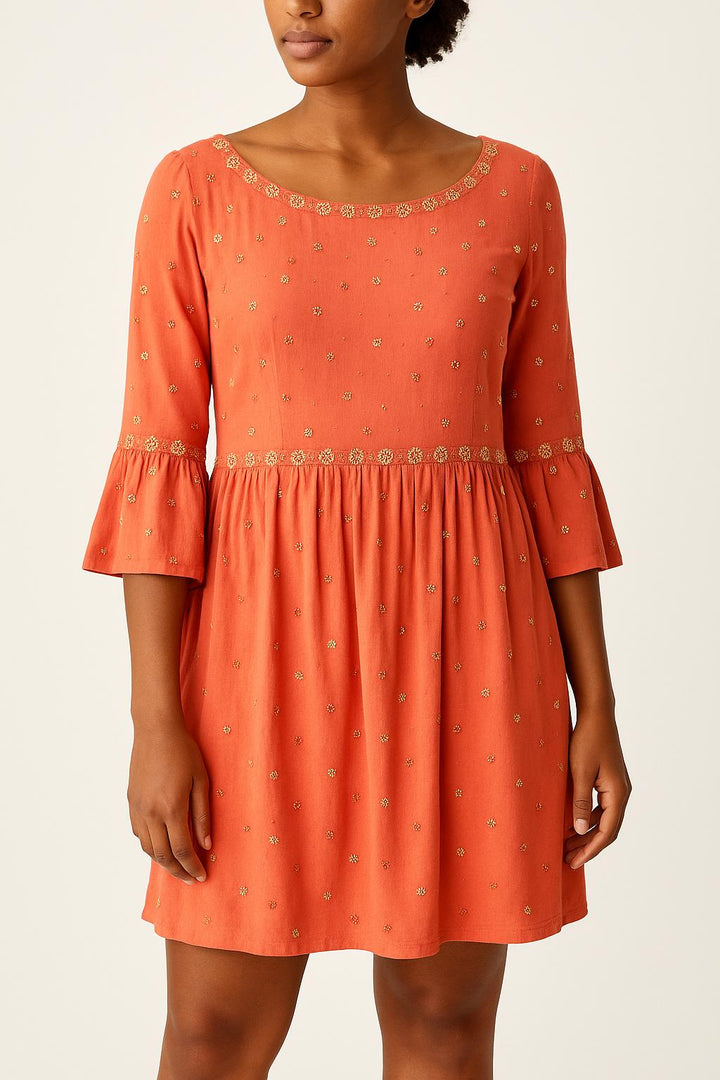 Robe Courte Rose - Taille XL/42 de la marque Soi Paris | PARAD64100 - Vendu par Paradigme - Image 1