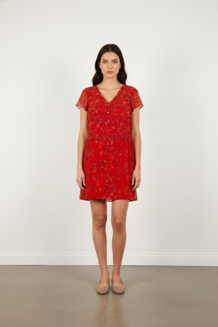 Robe Courte Rouge - Taille S/36