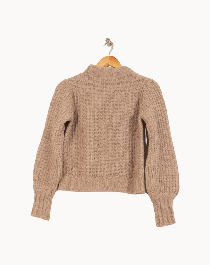 Pull Beige - Taille XS/34 de la marque Soi Paris | PARAD64106 - Vendu par Paradigme - Image 4