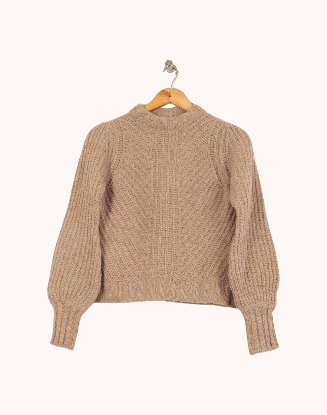 Pull Beige - Taille XS/34 de la marque Soi Paris | PARAD64106 - Vendu par Paradigme - Image 2