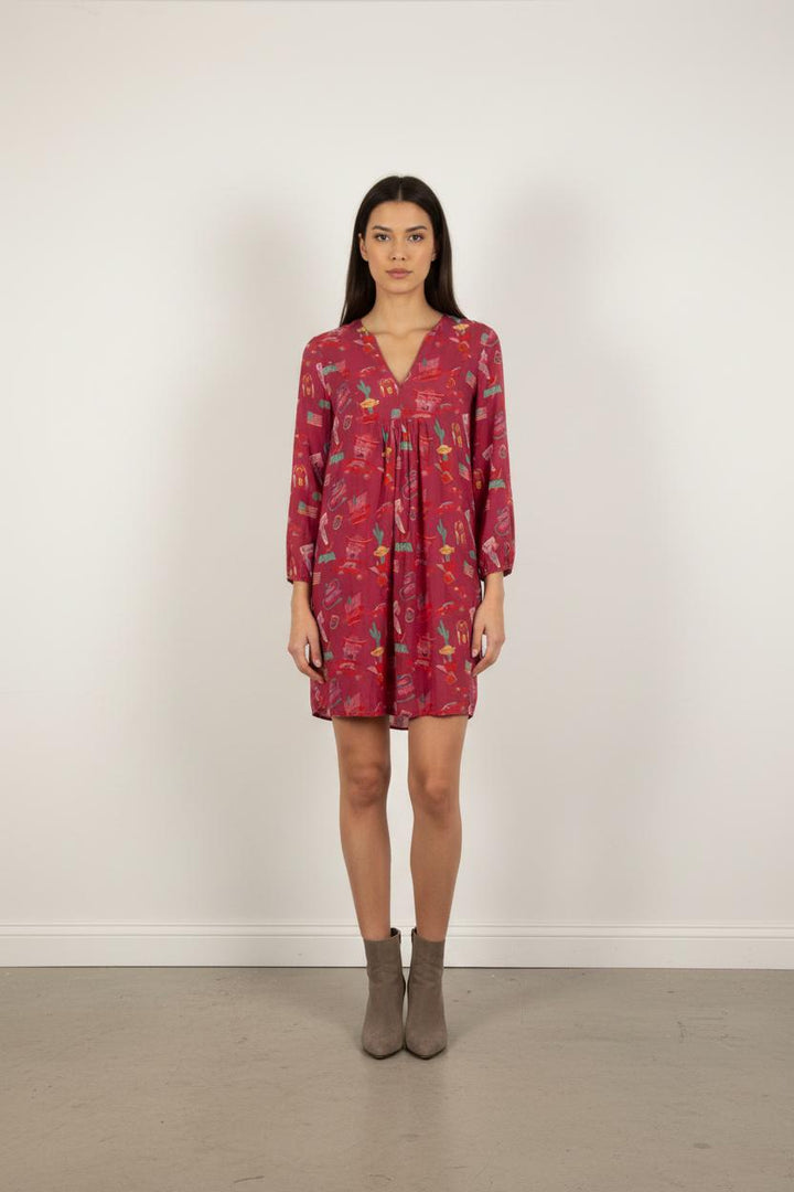 Robe Imprimée Rose - Taille S/36