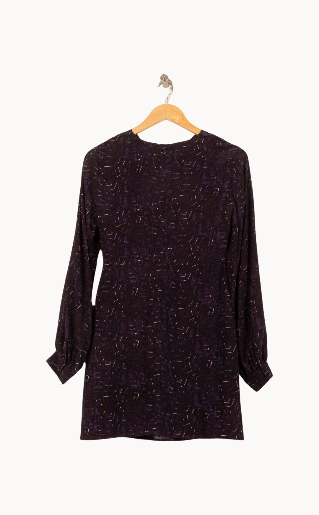 Robe Courte Violette - Taille S/36 de la marque Soi Paris | PARAD64111 - Vendu par Paradigme - Image 4