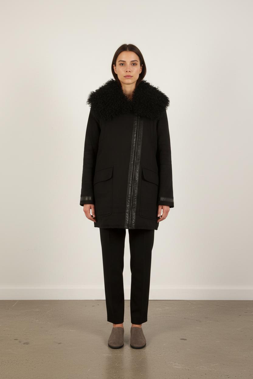 Manteau Noir - Taille S/36