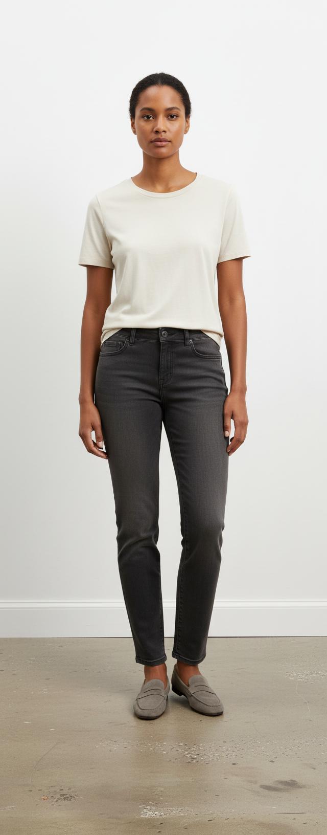 Jean Gris - Taille S/36