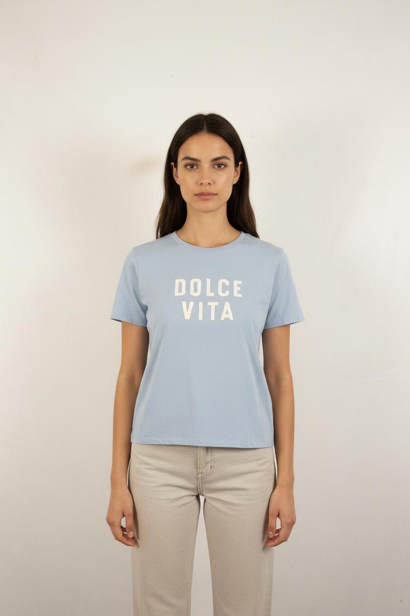 Tee-shirt Bleu - Taille S/36