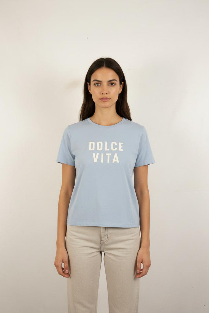 Tee-shirt Bleu - Taille S/36