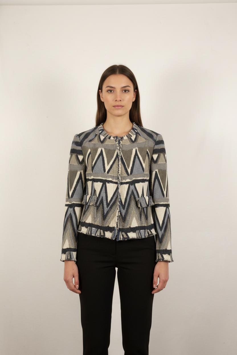 Veste Bleu et Beige - Taille M/38