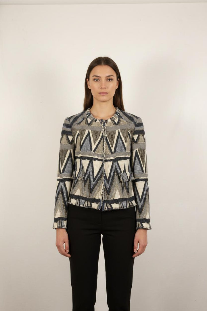 Veste Bleu et Beige - Taille M/38