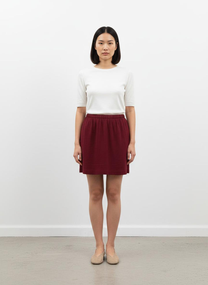 Jupe Plissée Bordeaux - Taille S/36
