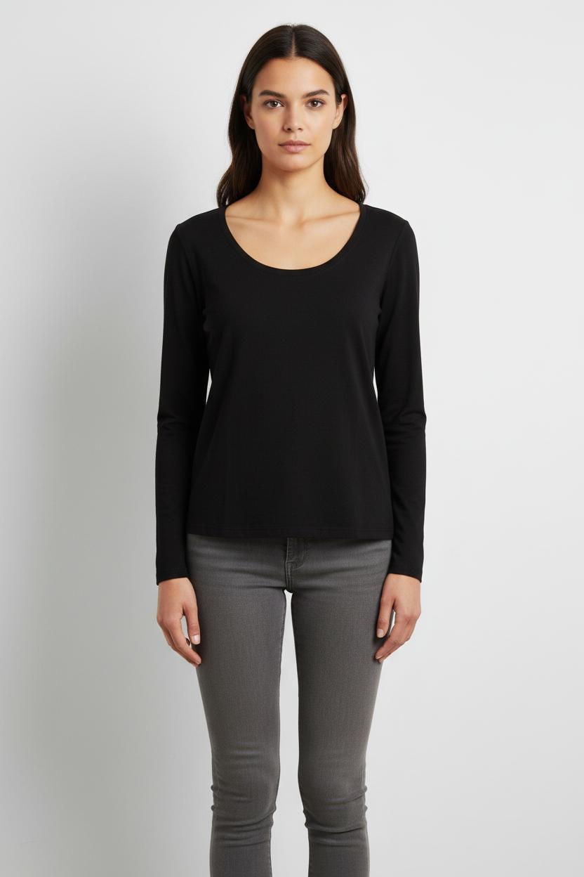 Blouse Noire - Taille S/36