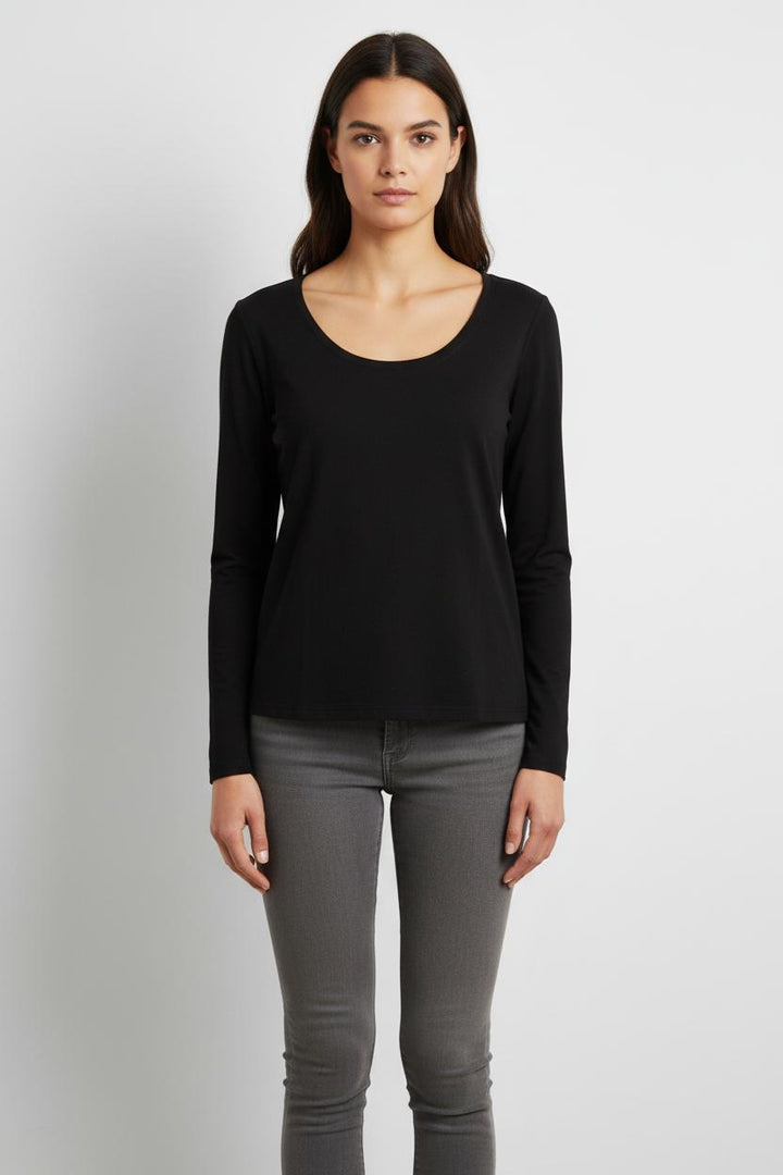 Blouse Noire - Taille S/36