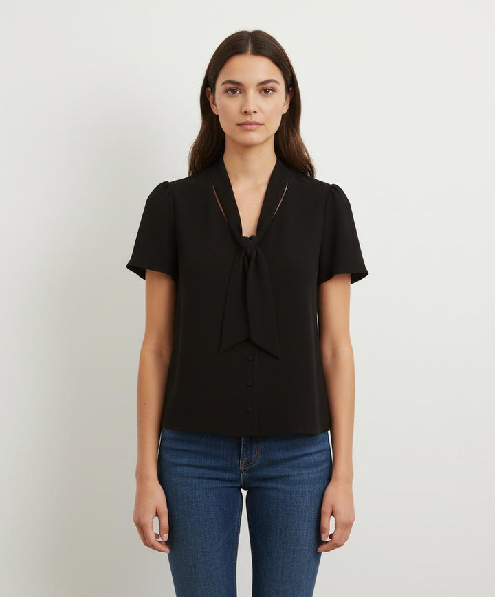 Blouse Noire - Taille XS/34