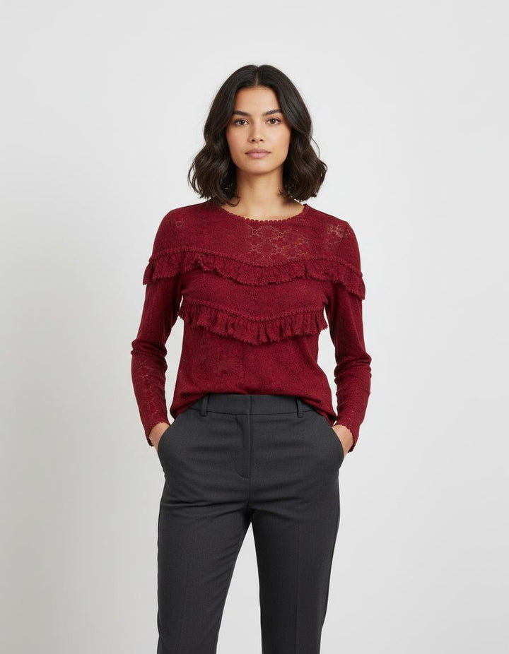 Blouse Bordeaux - Taille S/36