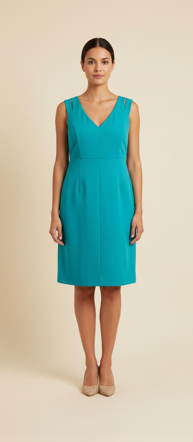Robe Courte Bleue - Taille XXL/44 de la marque Caroll | PARAD64200 - Vendu par Paradigme - Image 1