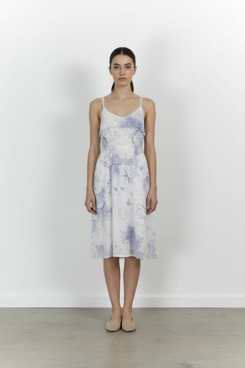 Robe Blanche et Bleue - Taille XS/34 de la marque IKKS | PARAD64249 - Vendu par Paradigme - Image 1