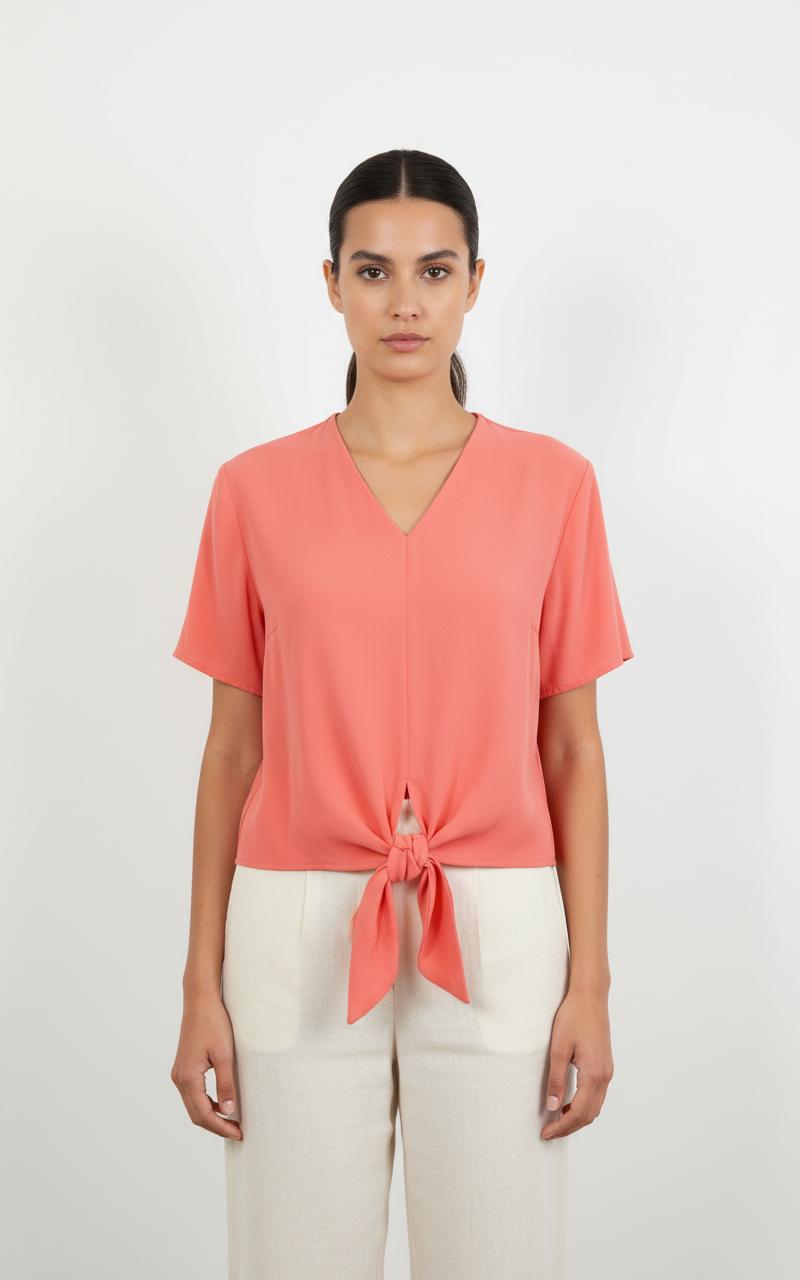 Blouse Orange - Taille M/38