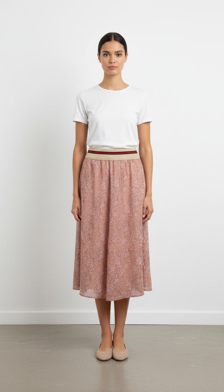 Jupe Évasée Rose - Taille XS/34