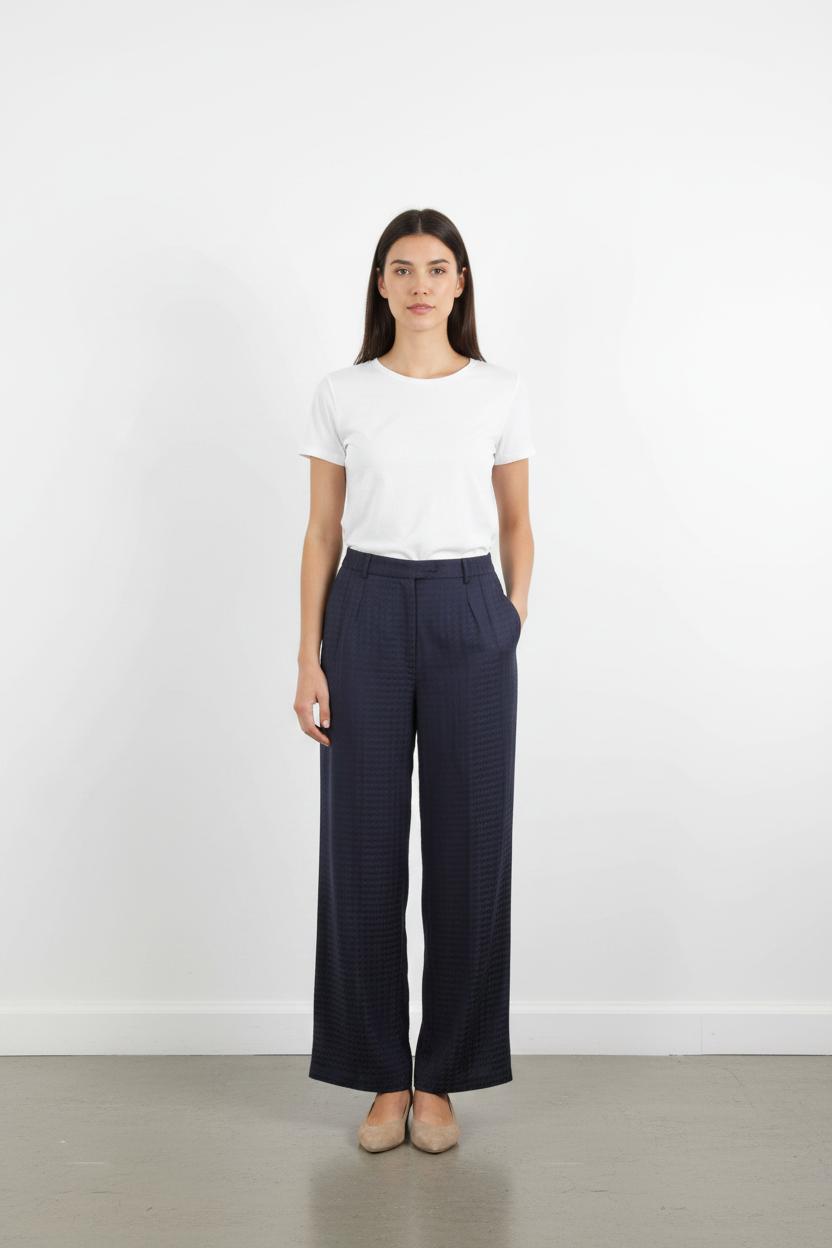 Pantalon Large Bleu - Taille S/36