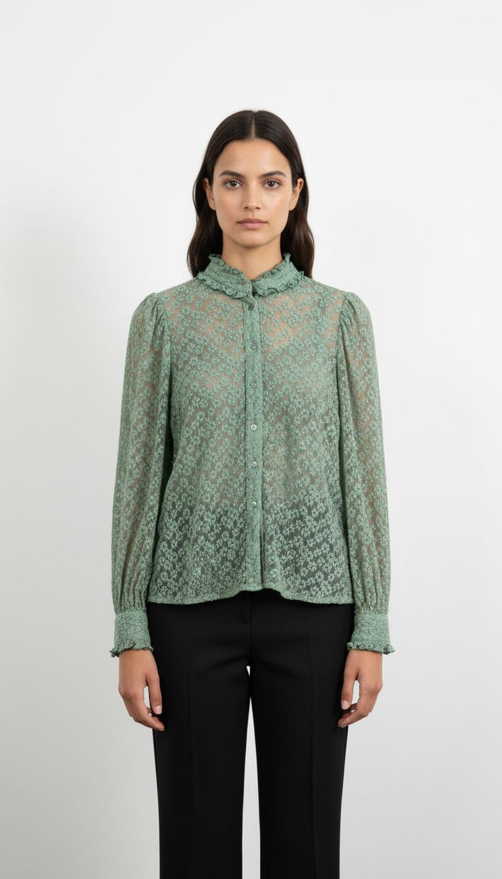 Blouse Verte - Taille S/36