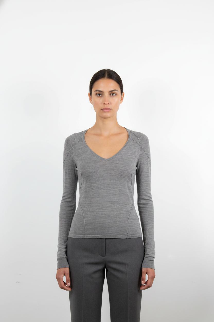Pull Gris - Taille S/36