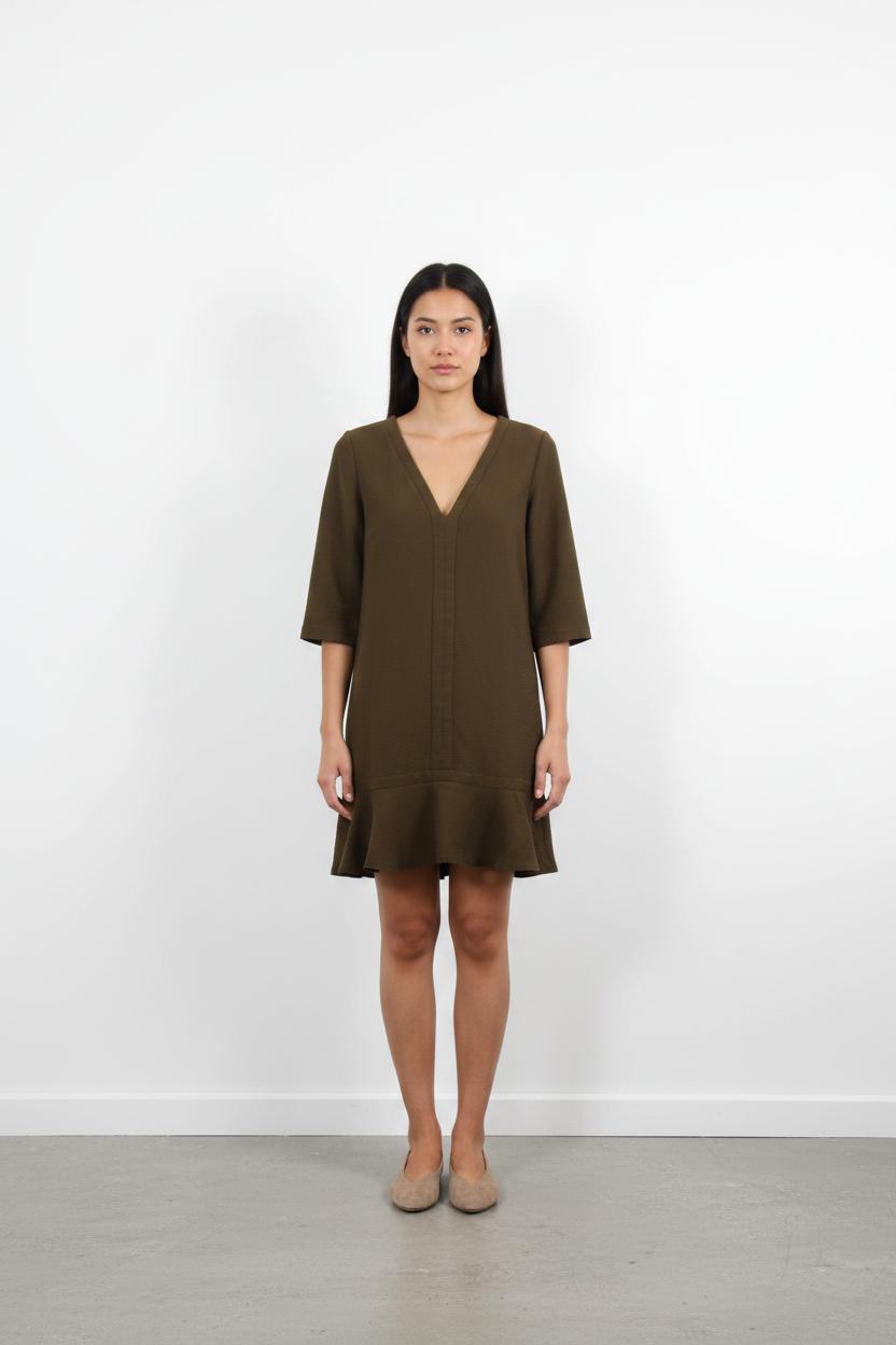 Robe Midi Verte - Taille S/36