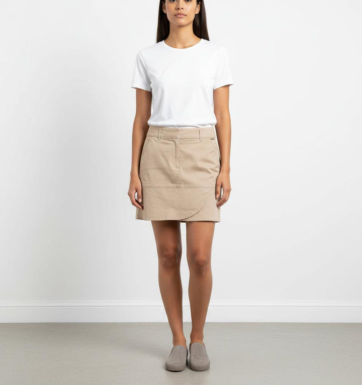 Jupe Courte Beige - Taille L/40