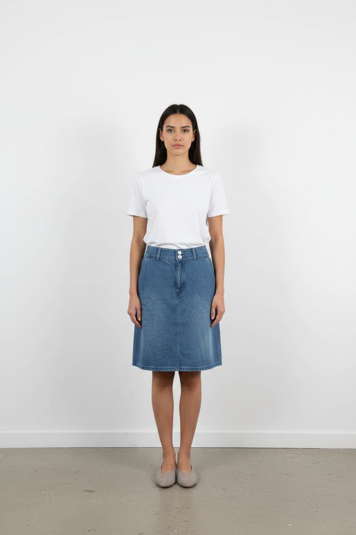 Jupe en Jean Bleue - Taille S/36