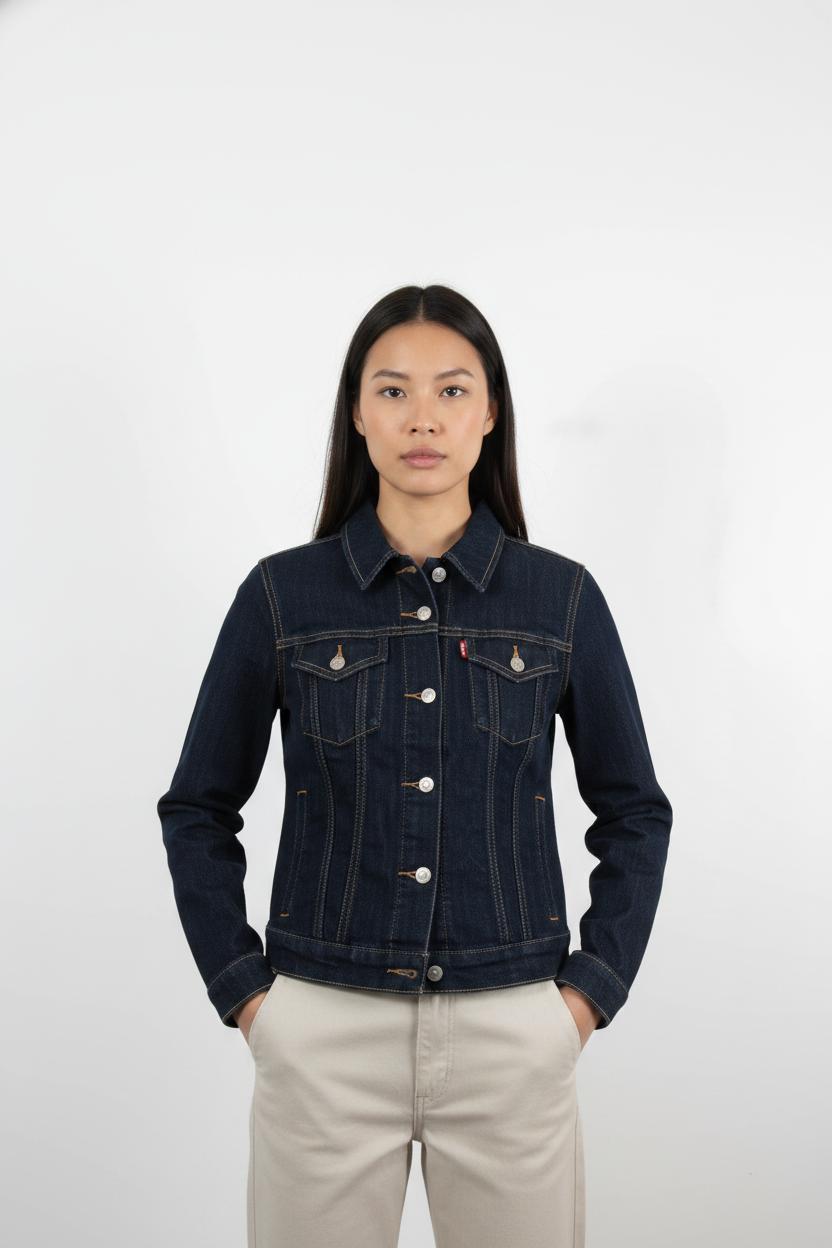 Veste En Jean Bleue - Taille XS/34