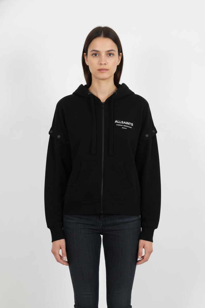 Sweat à Capuche Noir - Taille XS/34