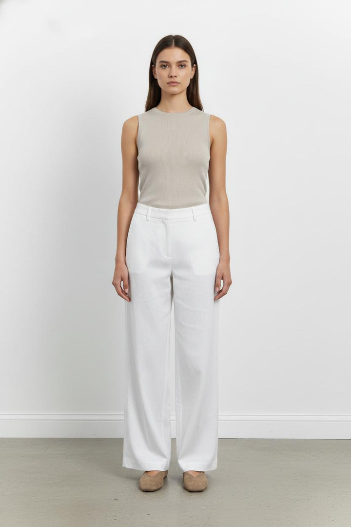 Pantalon Large Blanc - Taille M/38 de la marque Sandro | PARAD64364 - Vendu par Paradigme - Image 1