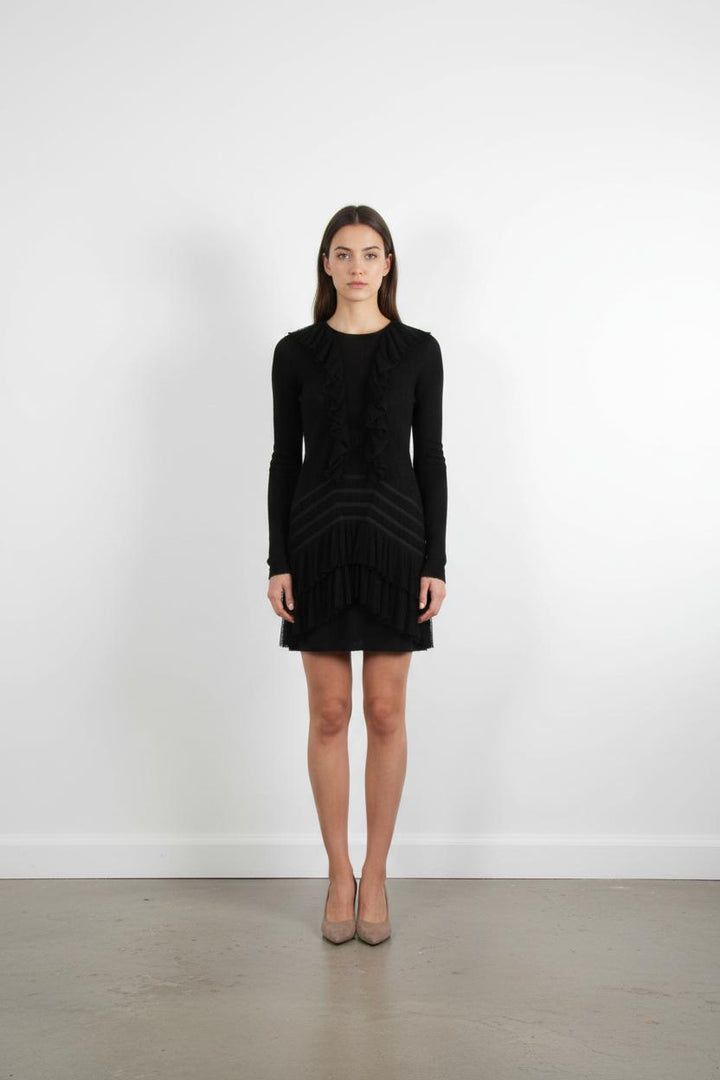 Robe Volantée Noire - Taille S/36