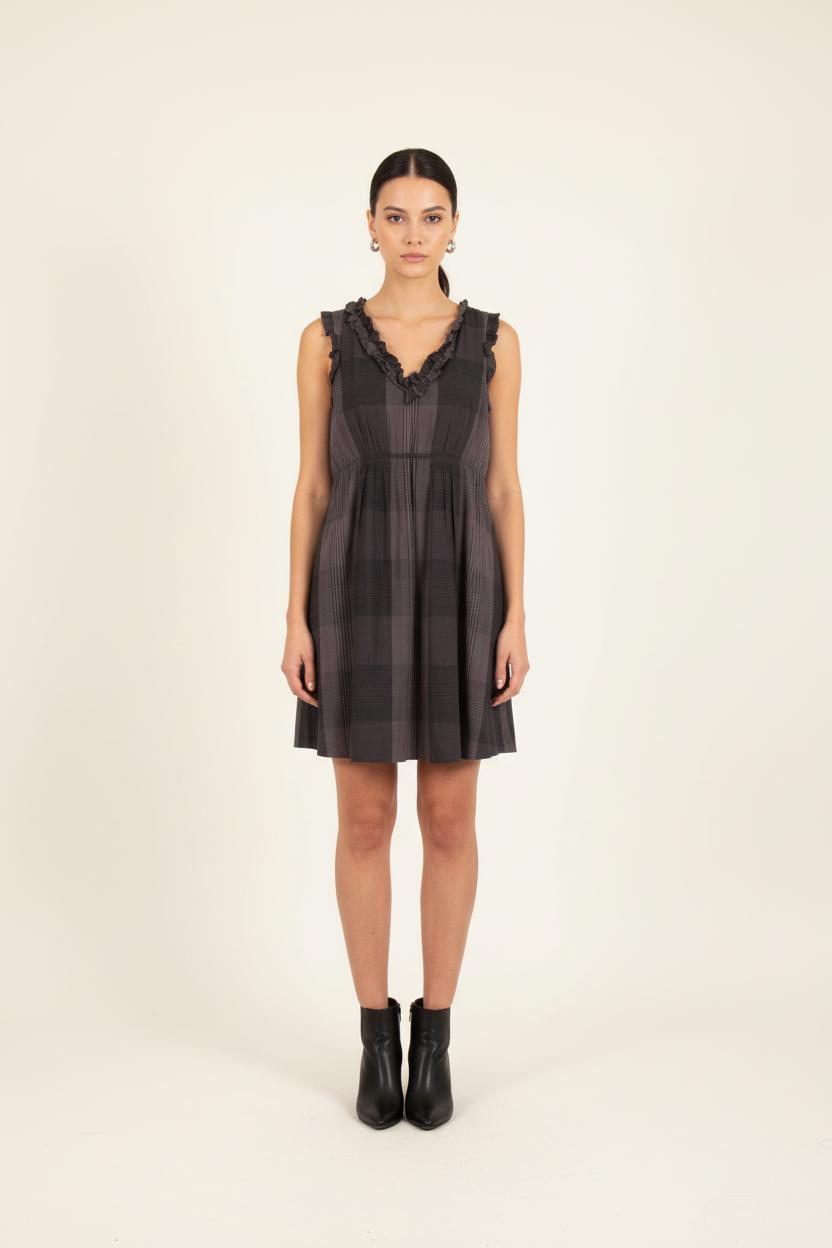 Robe Courte Grise - Taille M/38 de la marque Comptoir des Cotonniers | PARAD64371 - Vendu par Paradigme - Image 1
