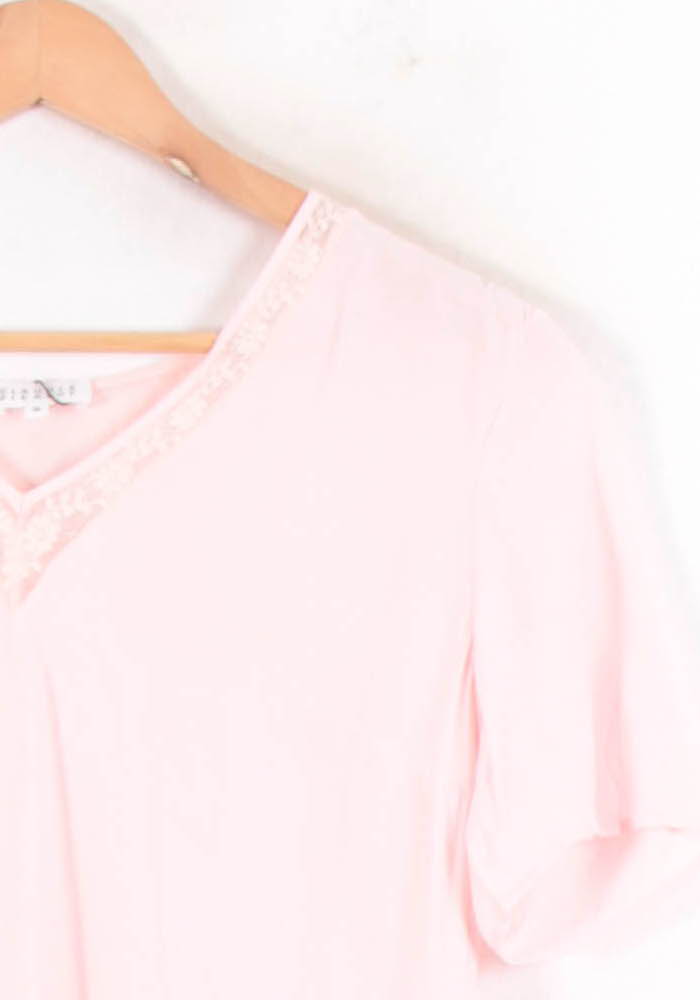 Blouse Rose - Taille S/36 de la marque Claudie Pierlot | PARAD64381 - Vendu par Paradigme - Image 3